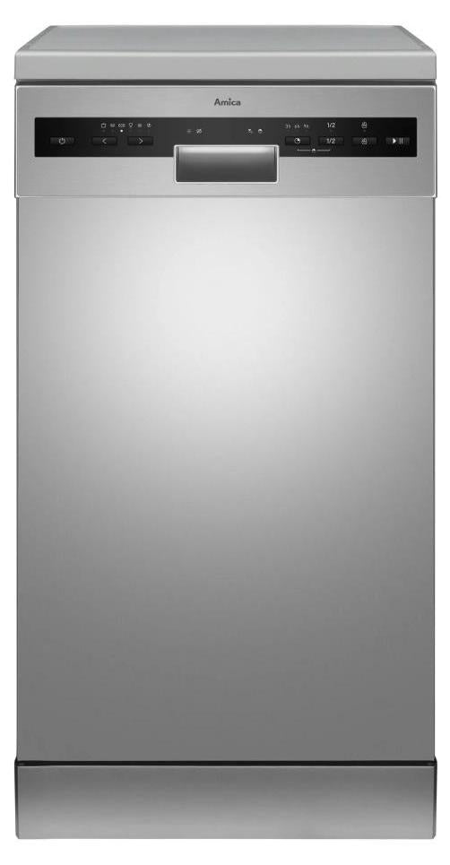 Amica GSP 531 100 E, Arbeitsplatte, Single (45 cm breit), Silber, Tasten, 1,5 m, 1,5 m