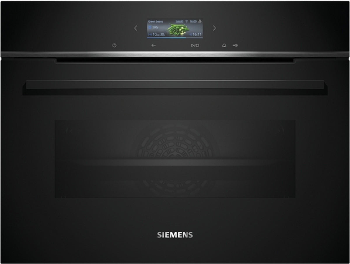 Siemens iQ700 CB774G1B1, Medium, Elektrischer Ofen, 47 l, 47 l, 30 - 300 °C, Katalytisch + Pyrolytisch