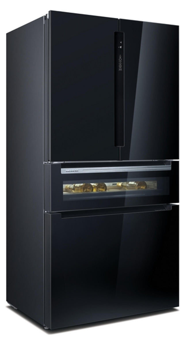Siemens KF96RSBEA, Freistehend, French door, Schwarz, 572 l, SN-T, C
