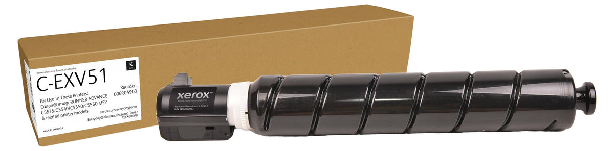 Everyday™ Schwarz wiederaufbereiteter Toner von , kompatibel mit Canon C-EXV51 (0481C002), Standardkapazität, 69000 Seiten, Schwarz, 1 Stück(e)