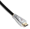 CLUB3D HDMI 2.0 Cable 3Meter UHD 4K/60Hz 18Gbps Certified Premium High Speed, 3 m, HDMI Typ A (Standard), HDMI 2.0, 3840 x 2160 Pixel, 3D, Schwarz, Silber