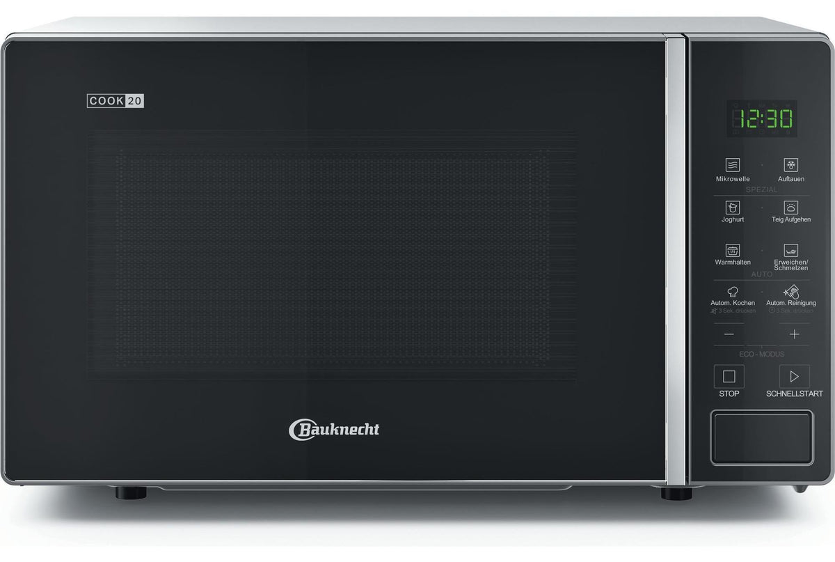 Bauknecht MWK 201 B, Arbeitsplatte, Solo-Mikrowelle, 20 l, 700 W, Eingebautes Display, LED
