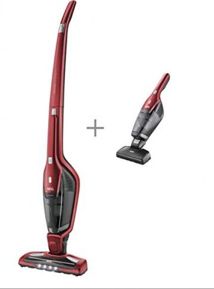 AEG CX7 Akku-Staubsauger kabellos / Akku-Laufzeit: bis zu 45 Min. /  Farbe: Chili Red