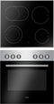 Amica EHC 933 011 E, Herd-Set, Glaskeramik-Kochfeld, Edelstahl, Fine Design, MF9, Umluft,