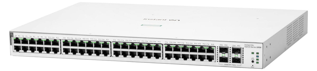 HPE Aruba Networking Networking Instant On Switch 48p Gigabit CL4 PoE 4p SFP+ 370W 1930, L2/L3/L4, Power over Ethernet (PoE)