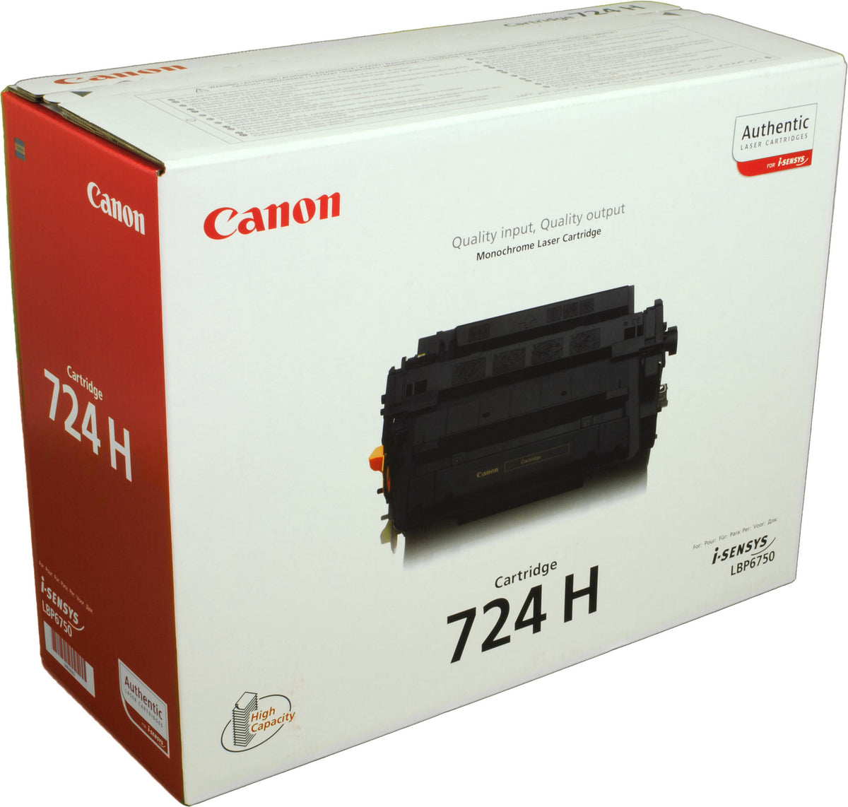 Canon CRG-724H, 12500 Seiten, Schwarz, 1 Stück(e)