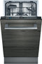 Siemens iQ100 SR61IX05KE, Voll integriert, Single (45 cm breit), Schwarz, Schwarz, Berührung, 1,75 m