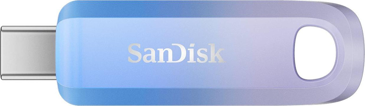 SanDisk Creator, 256 GB, USB Typ-C, 3.2 Gen 1 (3.1 Gen 1), 400 MB/s, Ohne Deckel, Blau, Lila