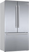 Bosch KFF96PIEP, Freistehend, French door, Edelstahl, Edelstahl, 573 l, SN-T