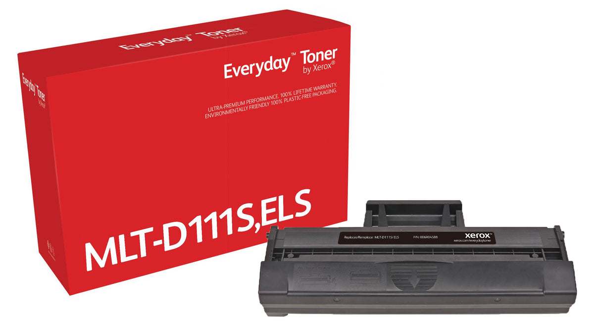 Everyday™ Mono Toner von , kompatibel mit Samsung MLT-D111S/ELS, Standardkapazität, 1000 Seiten, Schwarz, 1 Stück(e)