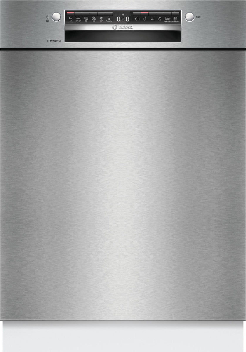 Bosch Serie 4 SMU4ECS28E, Unterbau, Standardgröße (60 cm), Edelstahl, Tasten, 1,75 m, 1,65 m