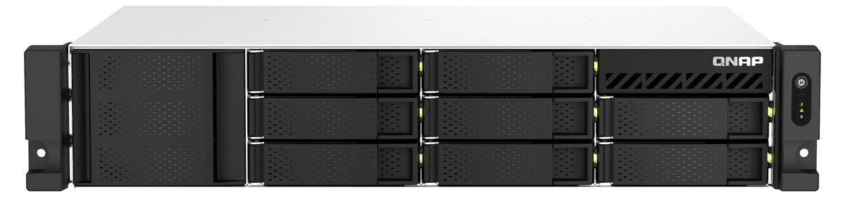 QNAP TS-864EU, NAS, Rack (2U), Intel® Celeron®, 8 GB, DDR4, 0 TB