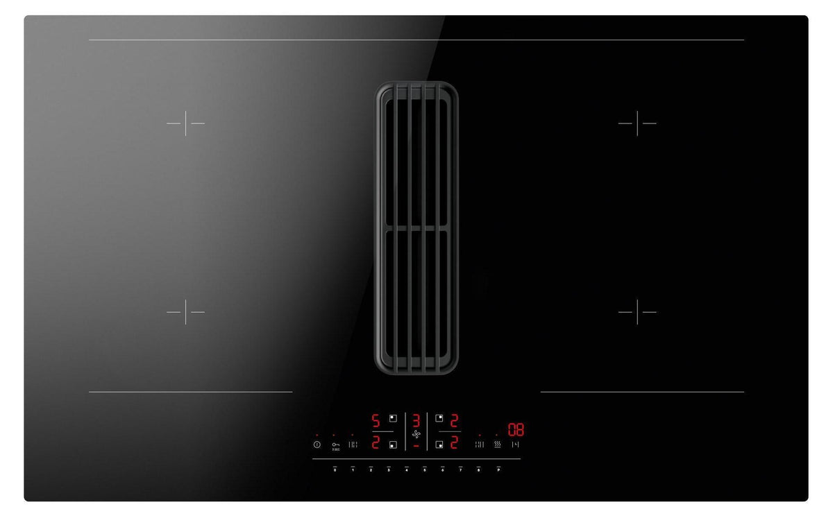 Amica DHKI 752 800 C, Schwarz, Integriert, 83 cm, Zonen-Induktionskochfeld, 4 Zone(n), 4 Zone(n)