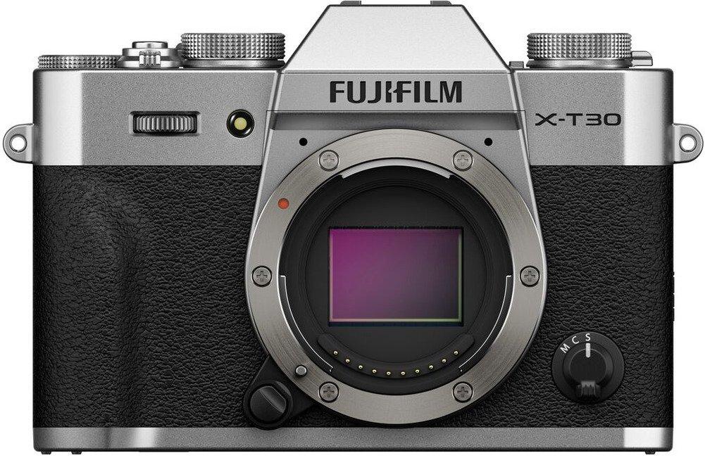 Fujifilm X -T30 III, 26,1 MP, 9600 x 2160 Pixel, X-Trans CMOS 4, 6.2K, Touchscreen, Silber, Schwarz