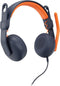 Logitech Zone Learn, Kabelgebunden, Ausbildung, 154,5 g, Kopfhörer, Blau, Orange