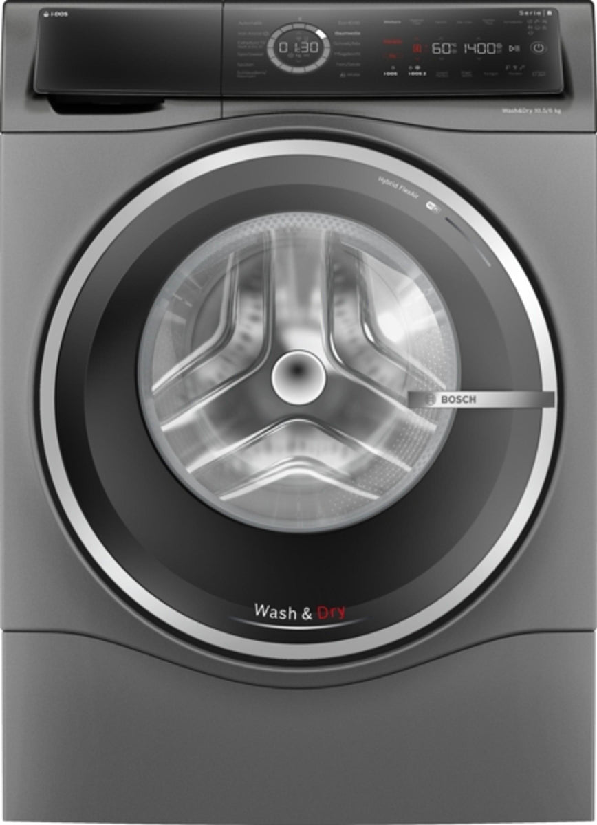Bosch WNC254AS0 Waschtrockner Iron Assist Nachlegefunktion Home Connect