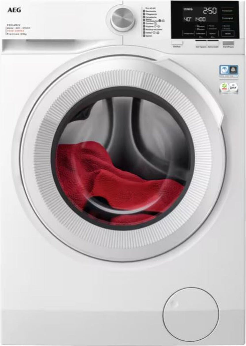 AEG LWR7G60699, Frontlader, Freistehend, Weiß, Links, Weiß, Weiß