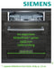 Siemens iQ100 SN615X03EE, Voll integriert, Standardgröße (60 cm), Schwarz, Tasten, 1,75 m, 1,65 m