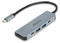 DICOTA D32060, USB Typ-C, 100 W, Silber, 30 Hz, HDMI, USB 4 Type-A, USB Typ-C, 28 mm