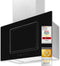 Exquisit KFD 60-9 Duo Inox Kopffrei -Dunstabzugshaube | Glasschirm | LED-Beleuchtung | Inox