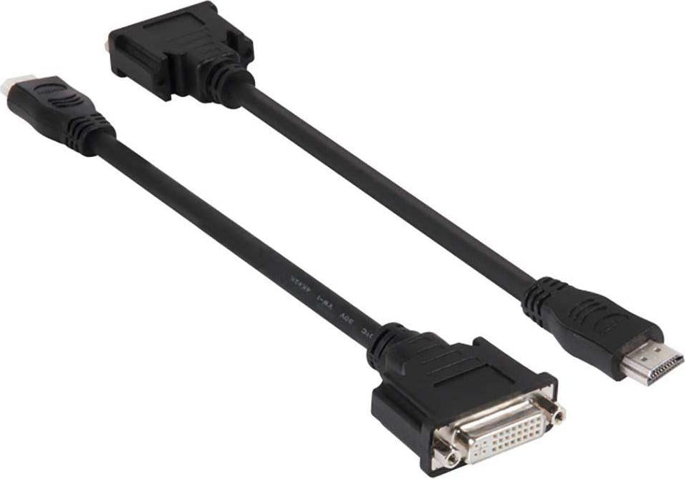 CLUB3D HDMI to DVI Single Link Passive Adapter, 0,40 m, HDMI, DVI, Stecker, Buchse, 1920 x 1200 Pixel