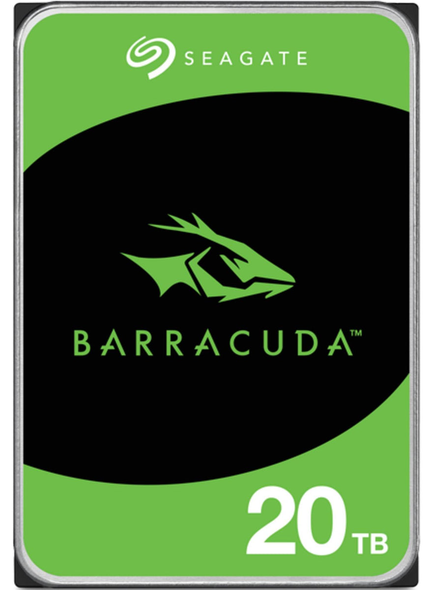 Seagate Barracuda 20TB, 20 TB, 7200 RPM, 512 MB, 3.5