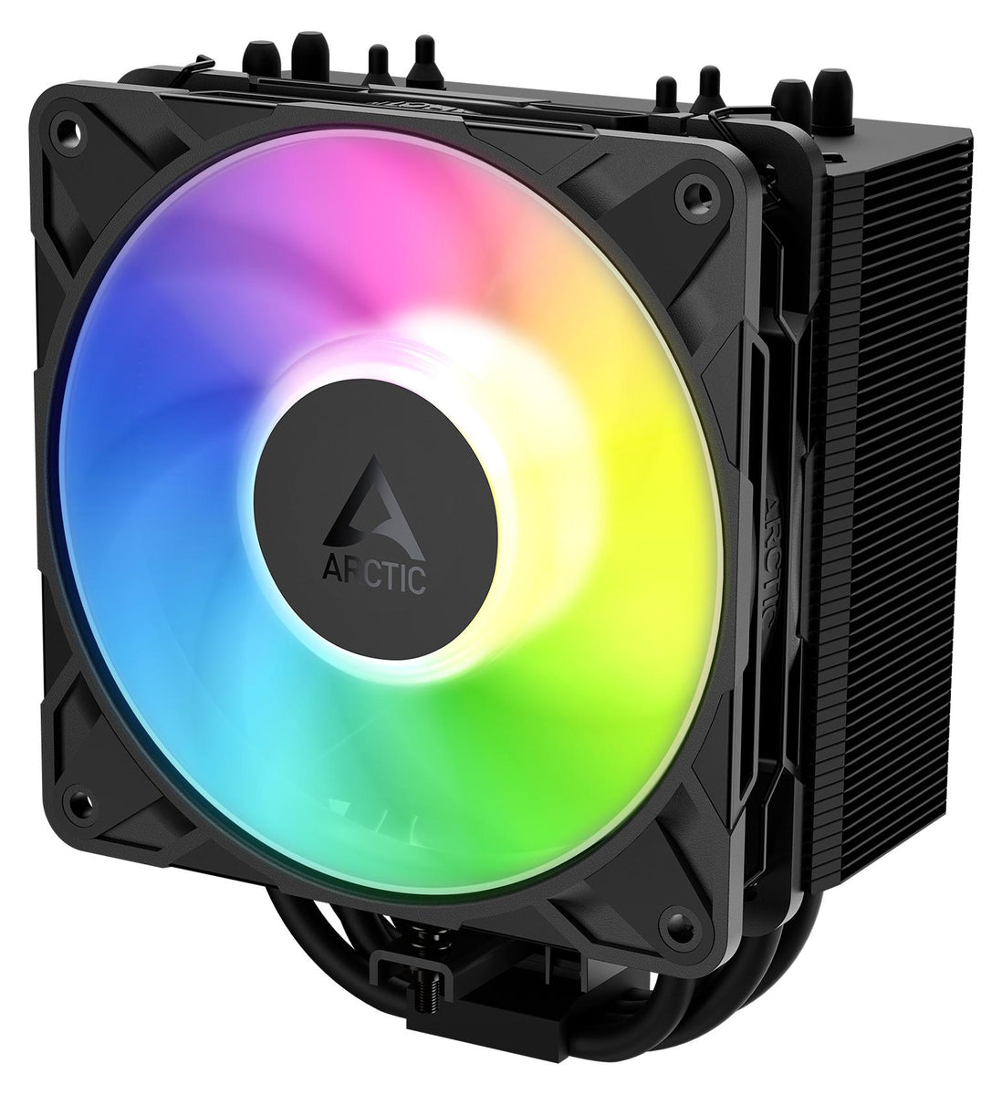 ARCTIC Freezer 36-S A-RGB (Black) Multikompatibler Tower CPU-Kühler, Luftkühlung, 12 cm, 600 RPM, 3000 RPM, Schwarz