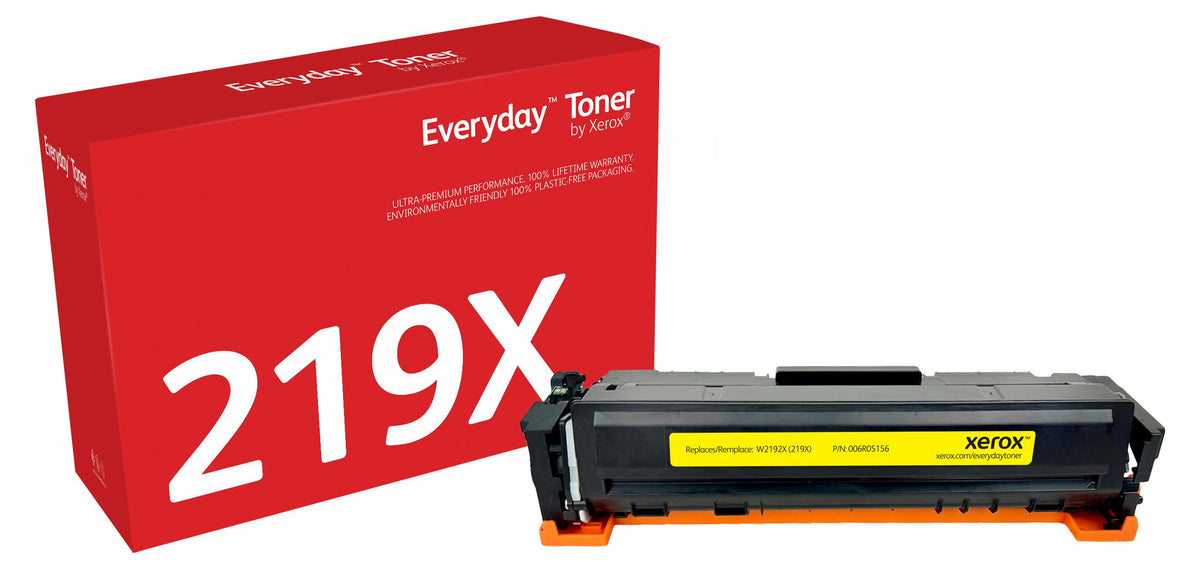 Everyday™ Gelb Tonermodul von kompatibel mit HP 219X (W2192X), Hohe Kapazität, 2500 Seiten, Gelb