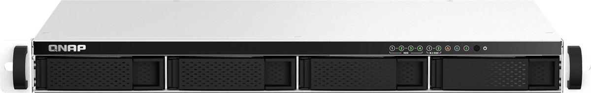 QNAP TS-464eU, NAS, Rack (1U), Intel® Celeron®, N5095, 8 GB, DDR4