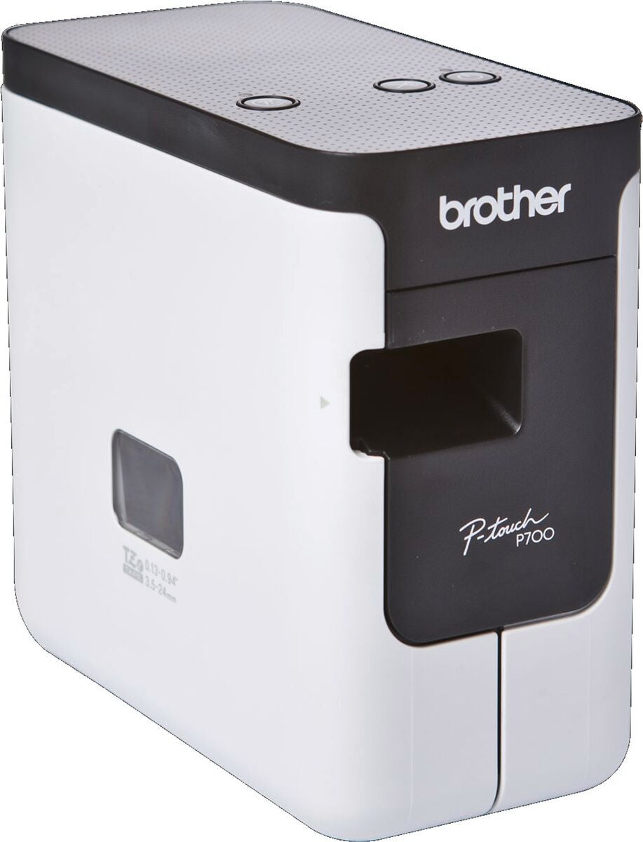 Brother PT-P700, TZe, 180 x 180 DPI, 30 mm/sek, Kabelgebunden, Schwarz, Weiß