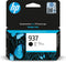 HP 937 Schwarz Original Druckerpatrone, Standardertrag, Schwarz, 1 Stück(e), 1250 Seiten, Einzelpackung