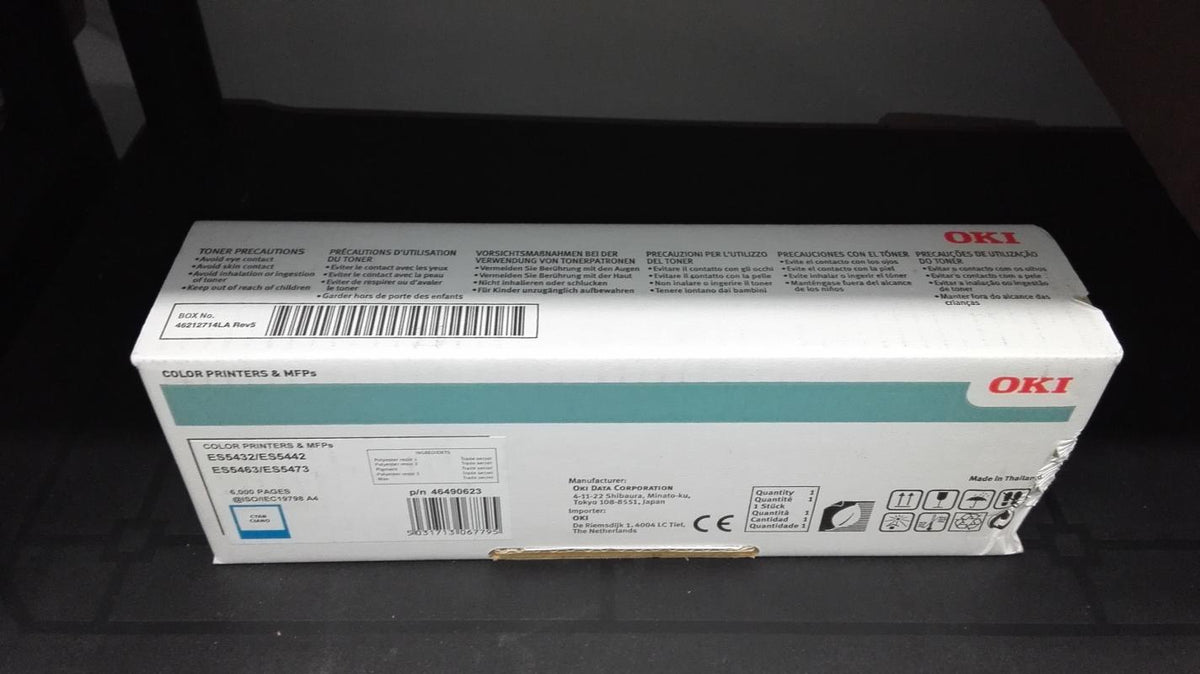 OKI 46490623, 6000 Seiten, Cyan, 1 Stück(e)