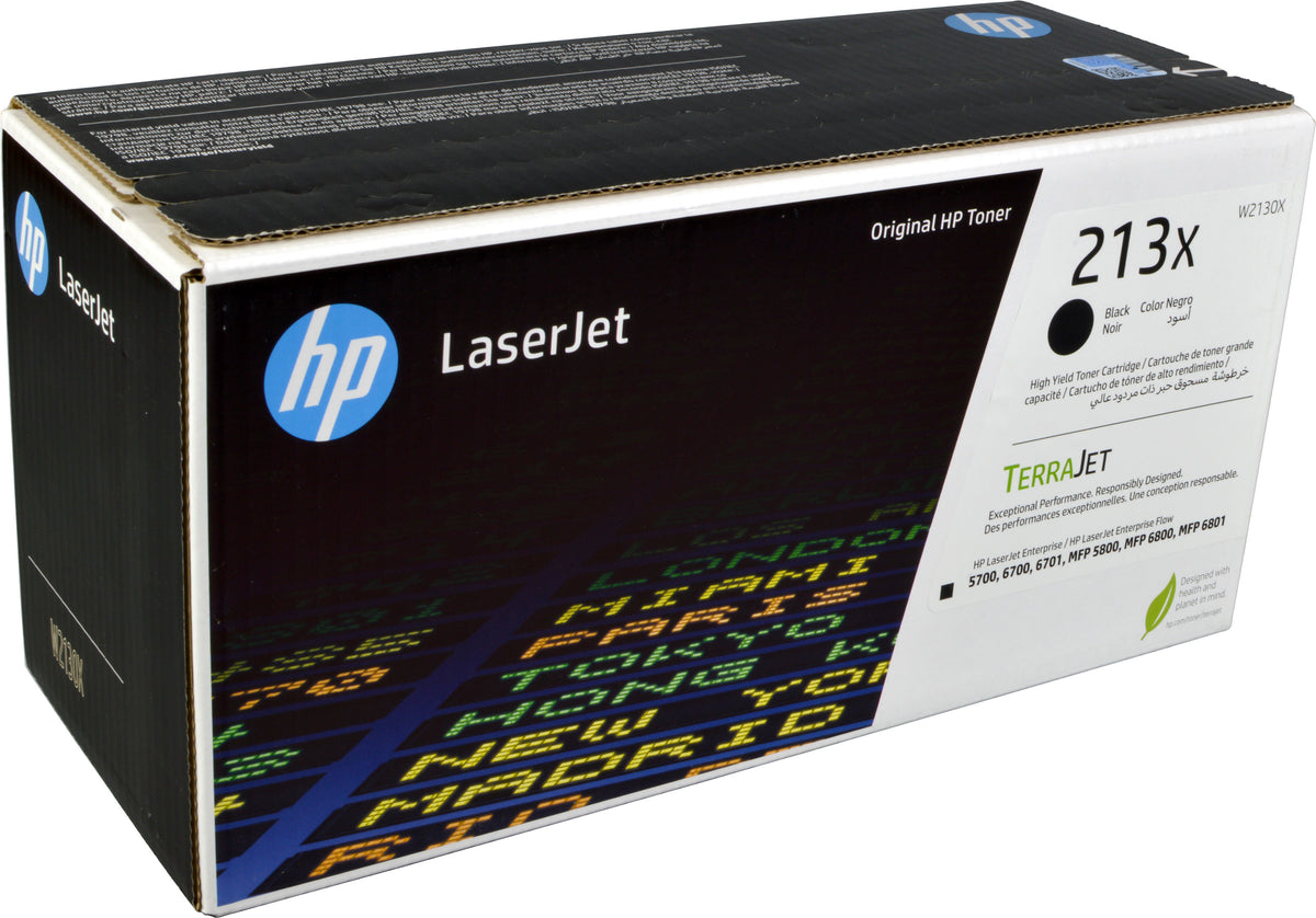 HP 213X Schwarz Original LaserJet-Tonerkartusche mit hoher Reichweite, 9000 Seiten, Schwarz, 1 Stück(e)