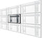 Neomounts LED-VW1000BLACK Videowall-Wandhalterung 40-75