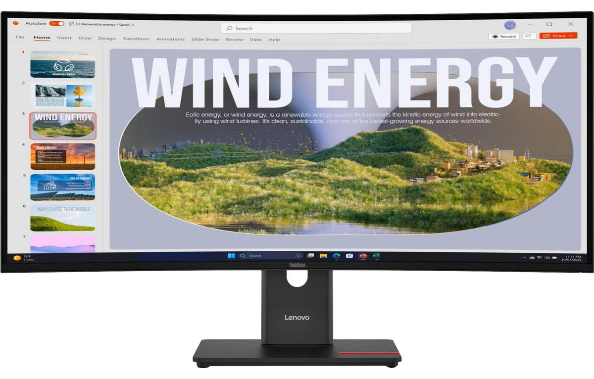 Lenovo ThinkVision T34WD-40 Monitor, 86,4 cm (34
