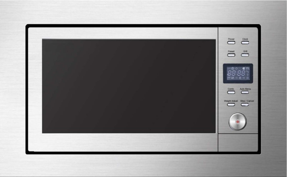 Amica EMW 13185 E, 20 l Einbaumikrowelle mit Grill, Edelstahl