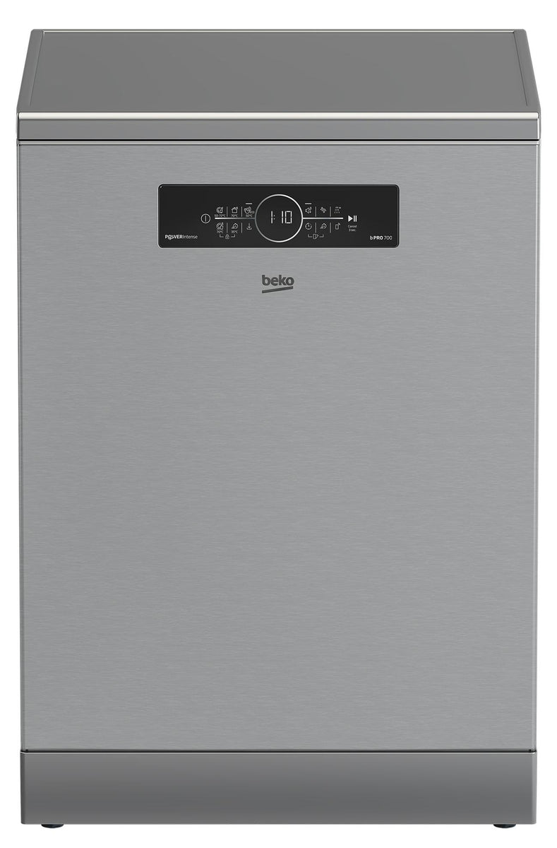 Beko BDFN36561XP Geschirrspüler 15 Maßgedecke homeWhiz App Edelstahl