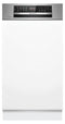 Bosch Serie 6 SPI6EMS21E, Halb integriert, Single (45 cm breit), Gebürsteter Stahl, Tasten, 1,75 m, 2,05 m