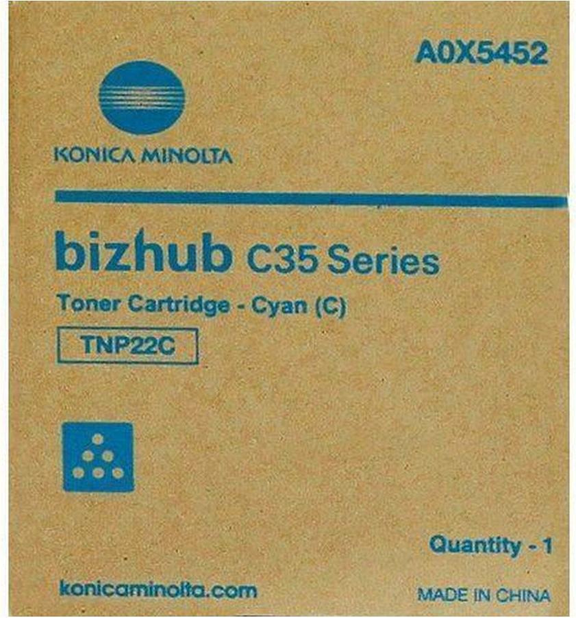 Konica Minolta TNP-22C, 6000 Seiten, Cyan, 1 Stück(e)