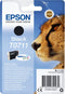 Epson Cheetah Singlepack Black T0711 DURABrite Ultra Ink, Standardertrag, Schwarz, Tinte auf Pigmentbasis, 7,4 ml, 1 Stück(e), Einzelpackung