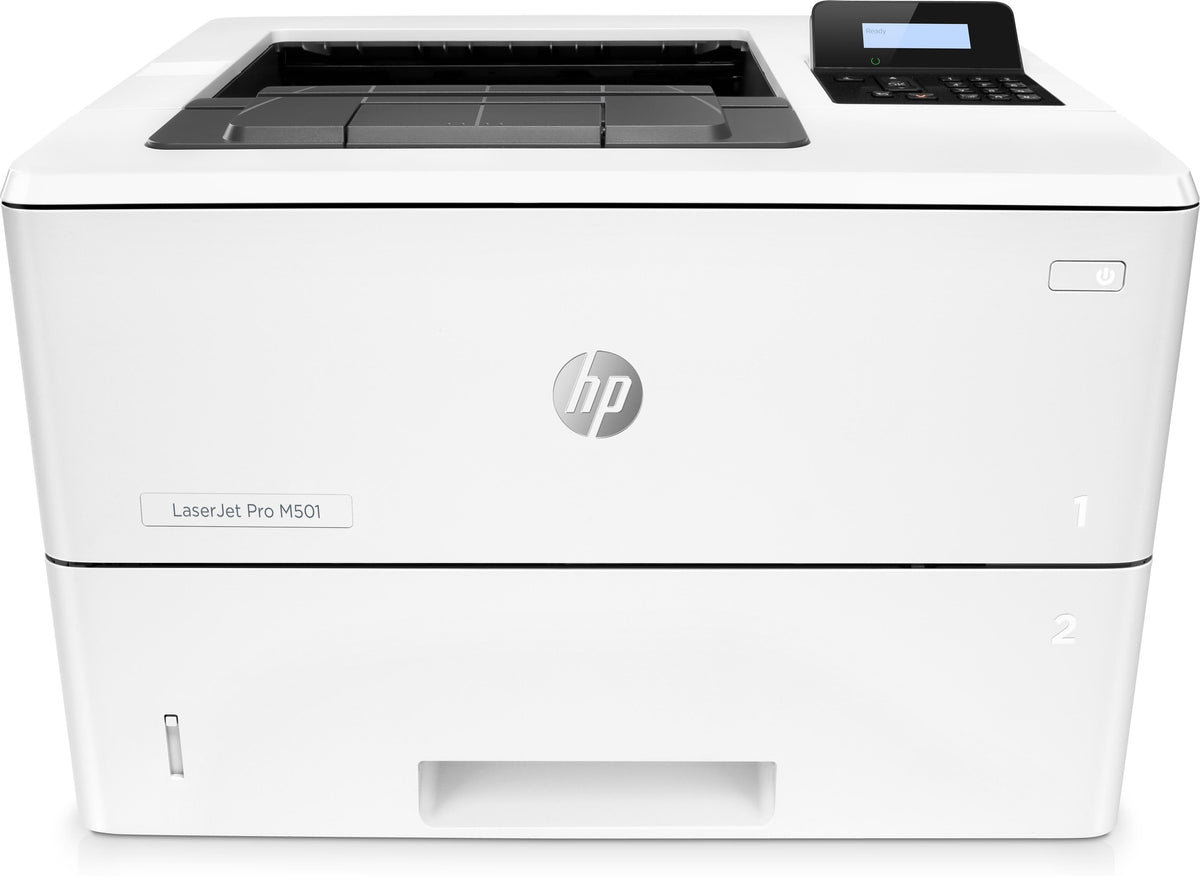 HP LaserJet Pro M501dn, Laser, 600 x 600 DPI, A4, 43 Seiten pro Minute, Doppelseitiger Druck, Netzwerkfähig