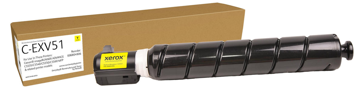Everyday™ Gelb wiederaufbereiteter Toner von , kompatibel mit Canon C-EXV51 (0484C002), Standardkapazität, 60000 Seiten, Gelb, 1 Stück(e)