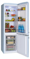 Amica KGCR 387 100 L, Kühl-/Gefrierkombination im Retro Design, 181 cm Höhe, Baby Blue,