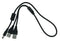 Silex E1639, 0,5 m, 2 x USB A, Schwarz