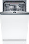 Bosch Serie 4 SPV4HMX49E, Voll integriert, Single (45 cm breit), Edelstahl, Tasten, 1,75 m, 1,65 m
