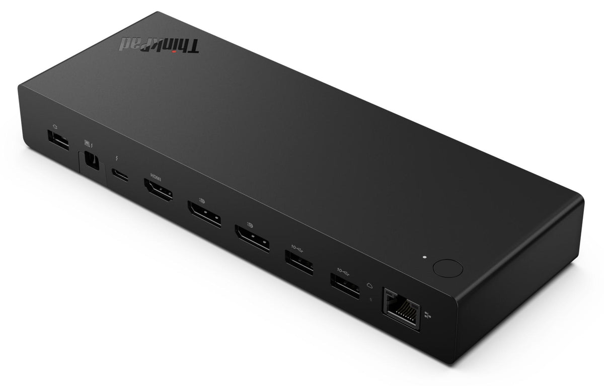 Lenovo ThinkPad Thunderbolt 4 Smart Dock Gen2 7500, Kabelgebunden, Thunderbolt 4, 100 W, 2500 Mbit/s, Schwarz, Eclipse Black
