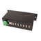 EXSYS USB 2.0 HUB 7-Port, 480 Mbit/Sek, Schwarz, Metall, 250g, USB 2.0, 114,5 x 73 x 26,3 mm