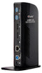 CLUB3D USB3.2 Gen1 Type A or C Dual Display 4K60Hz Docking Station DisplayLink® Certified, Andocken, USB 3.2 Gen 1 (3.1 Gen 1) Type-B, 3,5 mm, USB Typ-A, 10,100,1000 Mbit/s, Schwarz