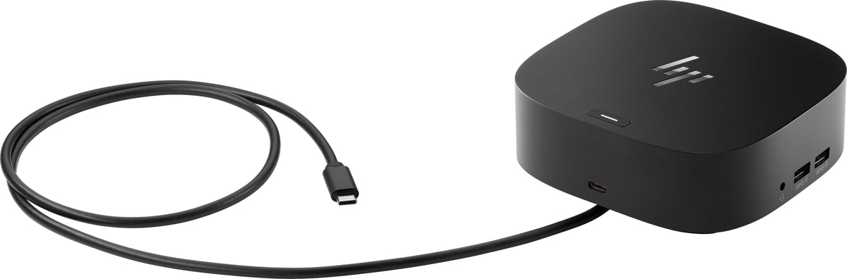 HP USB-C-Dockingstation G5, Kabelgebunden, USB 3.2 Gen 1 (3.1 Gen 1) Type-C, Schwarz, Black, China, Haus