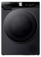 Hisense 7S Freistehender Wäschetrockner mit Wärmepumpe, 10 kg, Freistehend, Frontlader, Wärmepumpe, Schwarz, Tasten, Drehregler, Touchsteuerung, Rechts